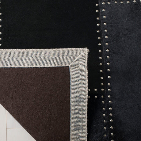 Safavieh Studio Leather Stl174Z Black Rugs.