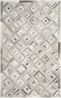 Safavieh Studio Leather Stl216A Grey Geometric Area Rug