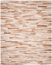 Safavieh Studio Leather Stl218B Tan / Ivory Area Rug