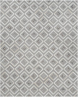 Safavieh Studio Leather Stl220A Ivory / Grey Rugs.