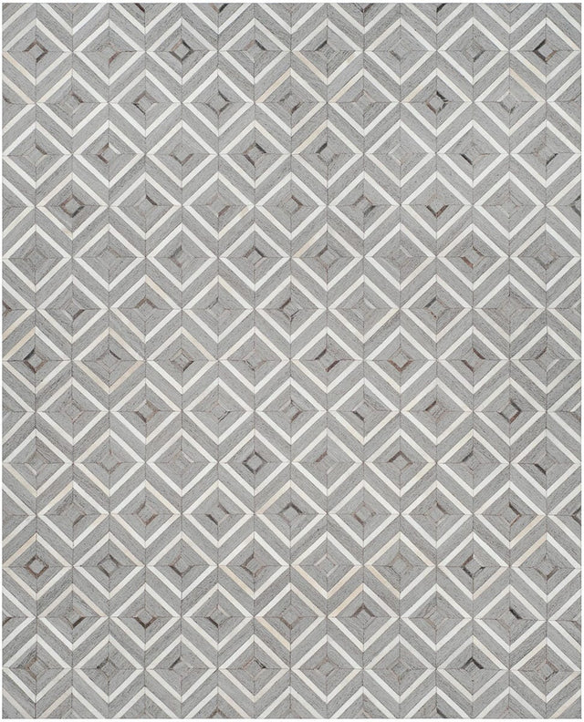 Safavieh Studio Leather Stl220A Ivory / Grey Rugs.