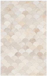 Safavieh Studio Leather Stl311A Ivory / Grey Rugs.