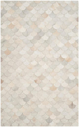 Safavieh Studio Leather Stl311A Ivory / Grey Rugs.