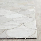 Safavieh Studio Leather Stl311A Ivory / Grey Rugs.