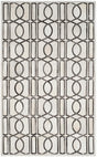 Safavieh Studio Leather Stl662A Ivory / Grey Geometric Area Rug