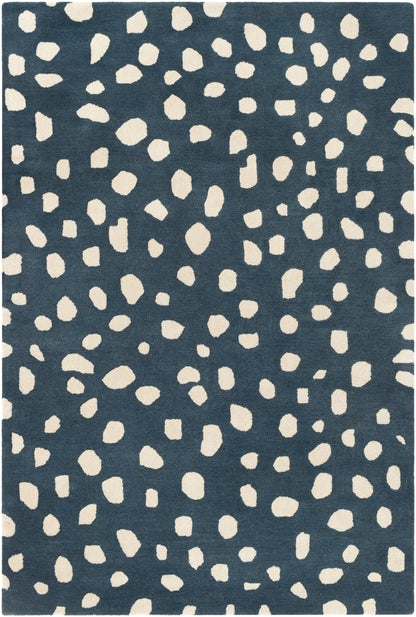 Surya Stella Stla-2444 Deep Teal, Beige Area Rug