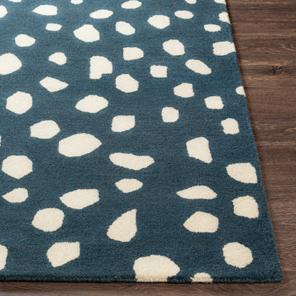 Surya Stella Stla-2444 Deep Teal, Beige Area Rug