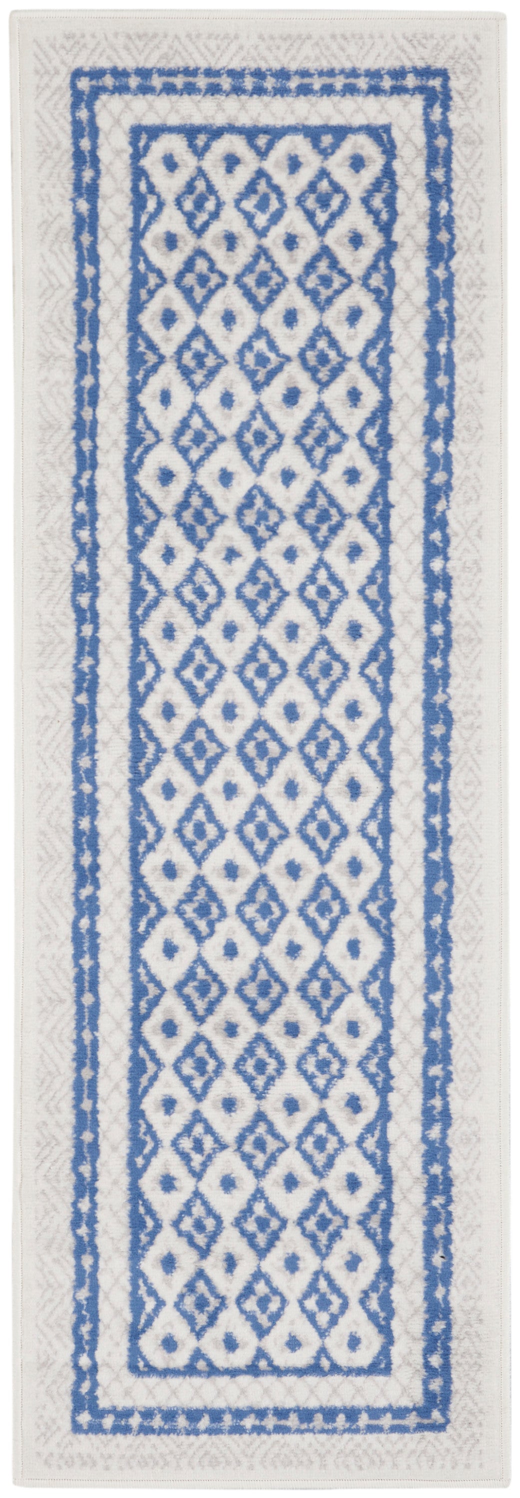 Nourison Whimsicle Whs13 Ivory Blue Area Rug