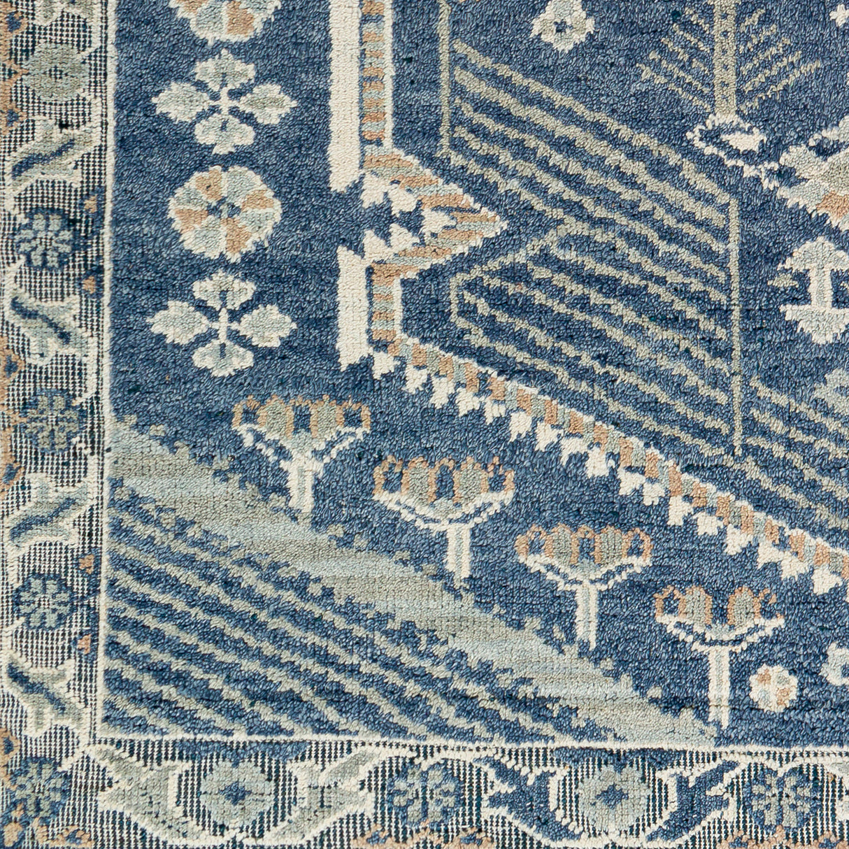 Surya St Moritz Stm-2300 Denim, Beige, Sage, Cream Rugs.