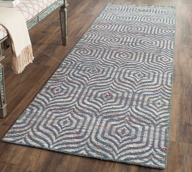 Safavieh Straw Patch Stp212A Blue / Multi Geometric Area Rug