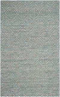 Safavieh Straw Patch Stp212A Blue / Multi Geometric Area Rug