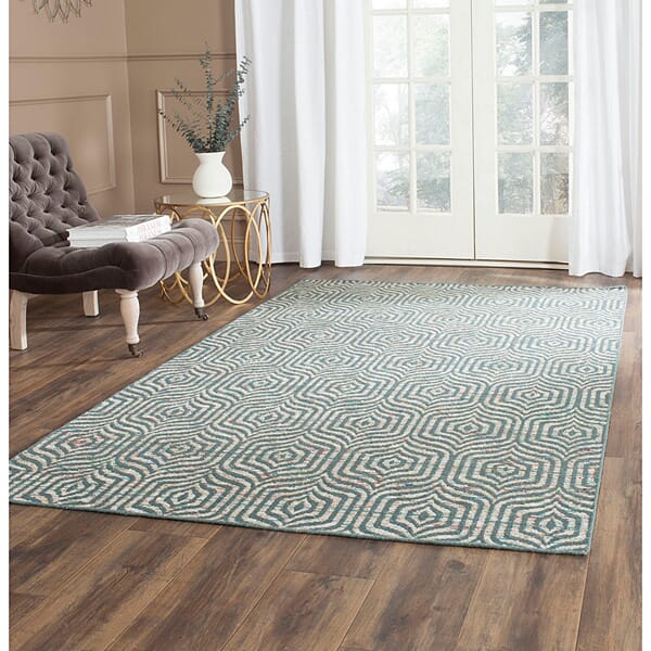 Safavieh Straw Patch Stp212A Blue / Multi Rugs.