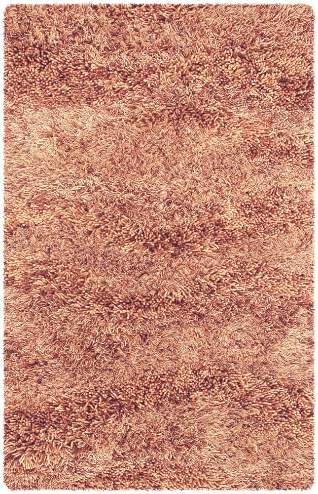 Chandra Strata Str1132 Orange / Ivory Shag Area Rug