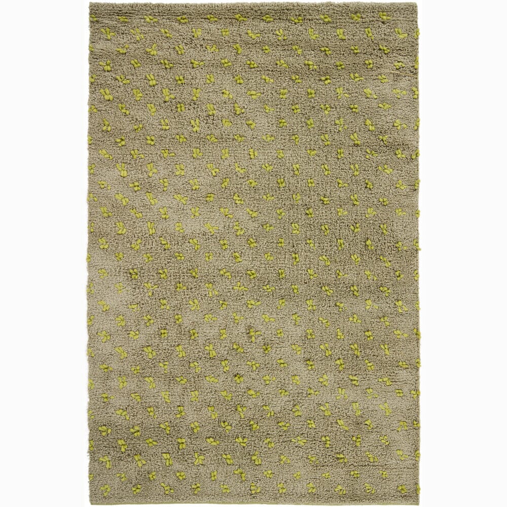 Chandra Strata Str1181 Green / Grey Shag Area Rug