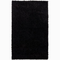 Chandra Strata Str1203 Black Shag Area Rug