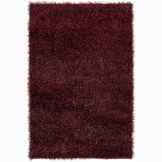 Chandra Strata Str1210 Plum Shag Area Rug