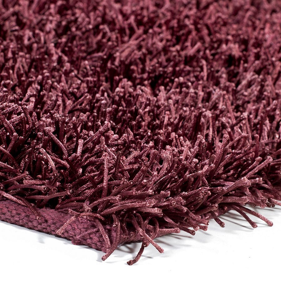 Chandra Strata Str1210 Plum Shag Area Rug