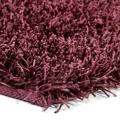 Chandra Strata Str1210 Plum Shag Area Rug