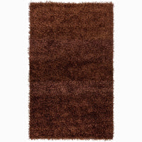 Chandra Strata Str1232 Brown Shag Area Rug