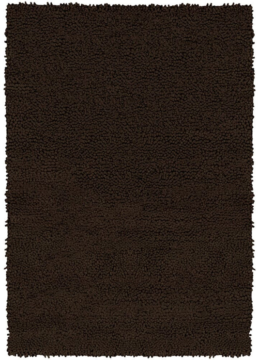 Chandra Strata Str1262 Chocolate Brown Shag Area Rug