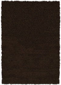 Chandra Strata Str1262 Chocolate Brown Shag Area Rug