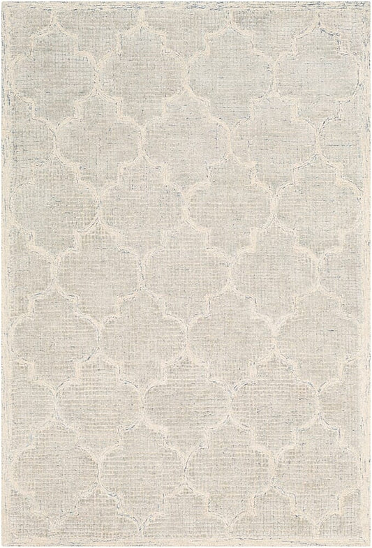 Surya Starlit Str-2306 Light Gray, Denim, Cream Geometric Area Rug