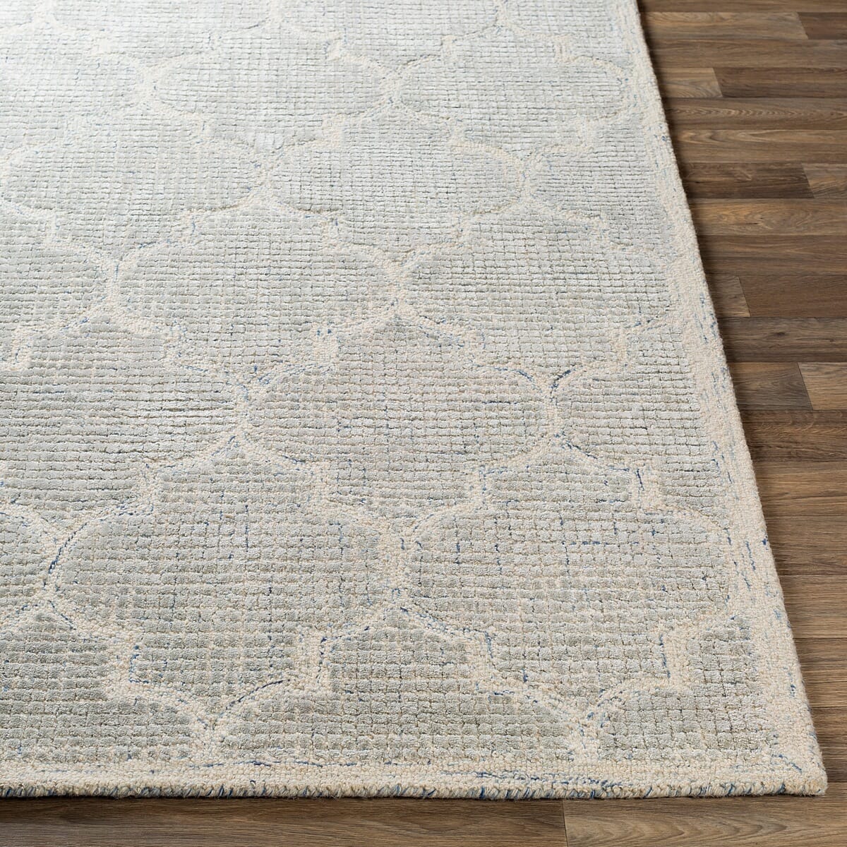 Surya Starlit Str-2306 Light Gray, Denim, Cream Geometric Area Rug