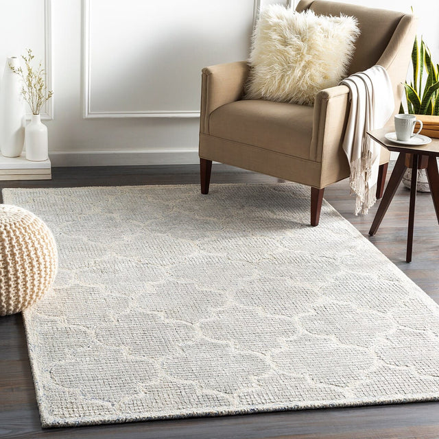 Surya Starlit Str-2306 Light Gray, Denim, Cream Rugs.