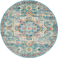 Nourison Passion Psn25 Ivory/Light Blue Area Rug