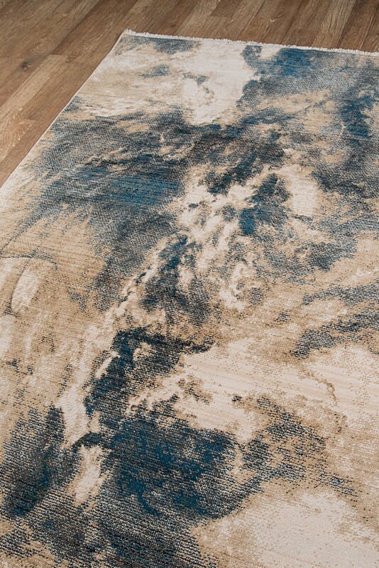 Momeni Studio Stu-3 Blue Organic / Abstract Area Rug