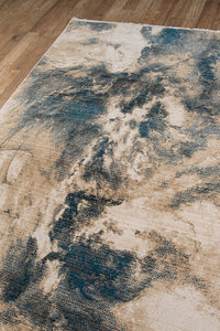 Momeni Studio Stu-3 Blue Organic / Abstract Area Rug