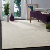 Safavieh Stone Wash Stw120A Ivory Solid Color Area Rug