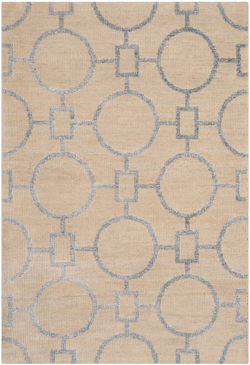 Safavieh Stone Wash Stw202A Beige Geometric Area Rug