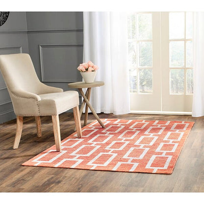 Safavieh Stone Wash Stw203A Rust Geometric Area Rug