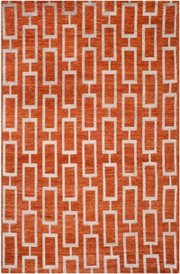 Safavieh Stone Wash Stw203A Rust Geometric Area Rug