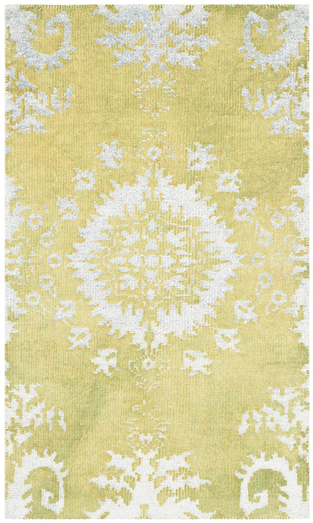 Safavieh Stone Wash Stw235A Chartreuse Area Rug