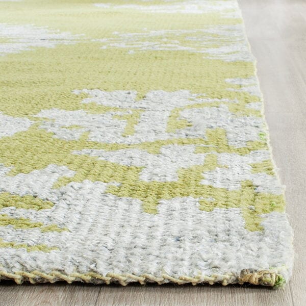 Safavieh Stone Wash Stw235A Chartreuse Area Rug