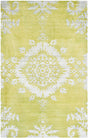 Safavieh Stone Wash Stw235A Chartreuse Area Rug