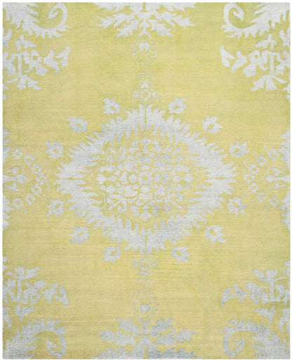 Safavieh Stone Wash Stw235A Chartreuse Area Rug