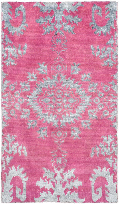 Safavieh Stone Wash Stw235C Fuchsia Area Rug