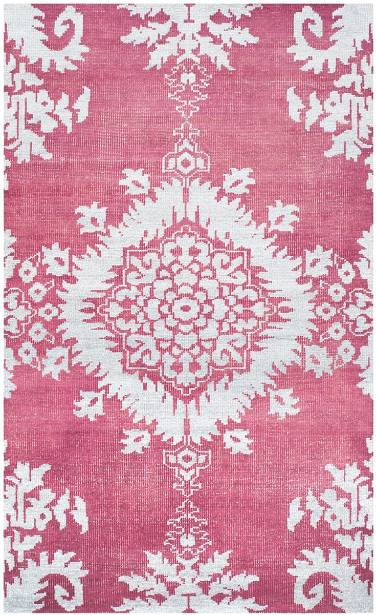 Safavieh Stone Wash Stw235C Fuchsia Area Rug