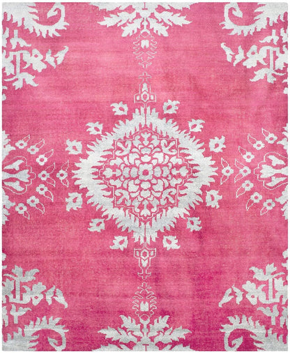 Safavieh Stone Wash Stw235C Fuchsia Area Rug