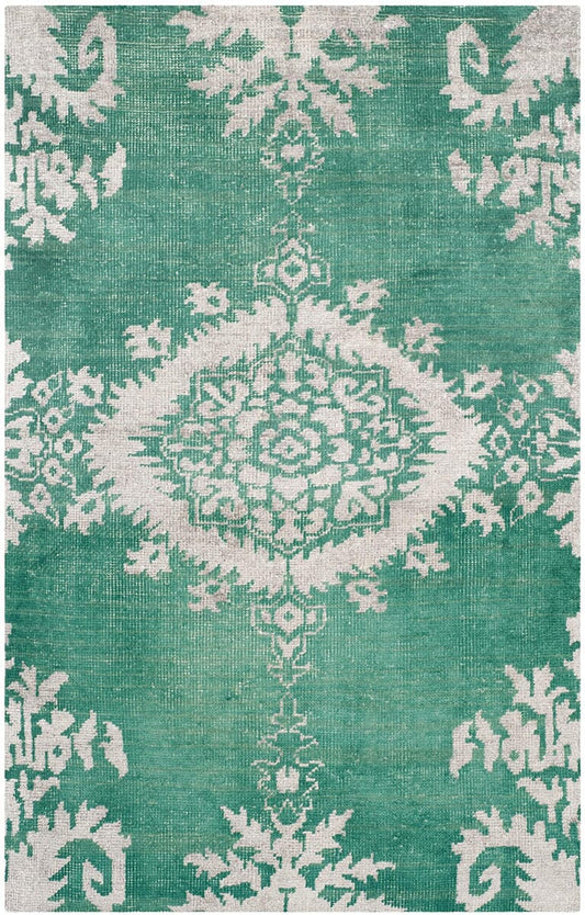 Safavieh Stone Wash Stw235D Emerald Area Rug