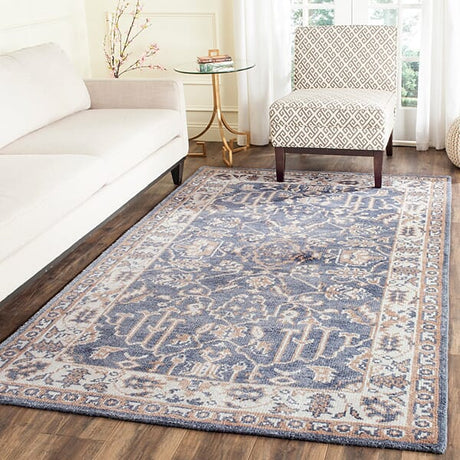 Safavieh Stone Wash Stw240A Blue / Ivory Rugs.