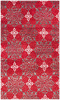 Safavieh Stone Wash Stw243A Red / Ivory Rugs.