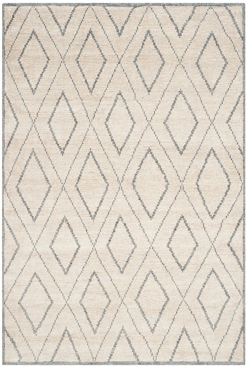 Safavieh Stone Wash Stw311A Beige / Grey Geometric Area Rug