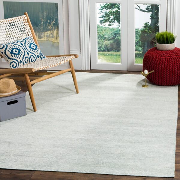 Safavieh Stone Wash Stw615A Light Blue Solid Color Area Rug