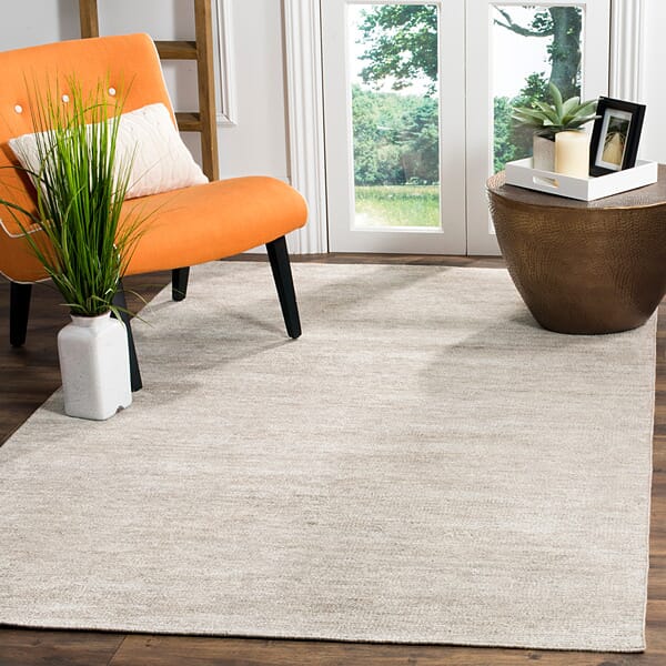 Safavieh Stone Wash Stw615C Light Grey Solid Color Area Rug