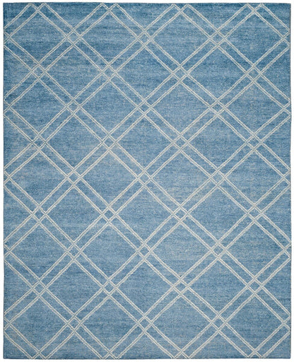 Safavieh Stone Wash Stw701D Deep Blue Geometric Area Rug