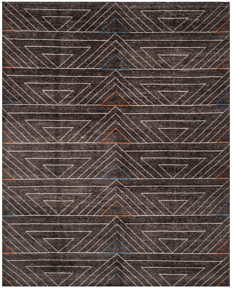 Safavieh Stone Wash Stw901A Dark Brown / Multi Rugs.